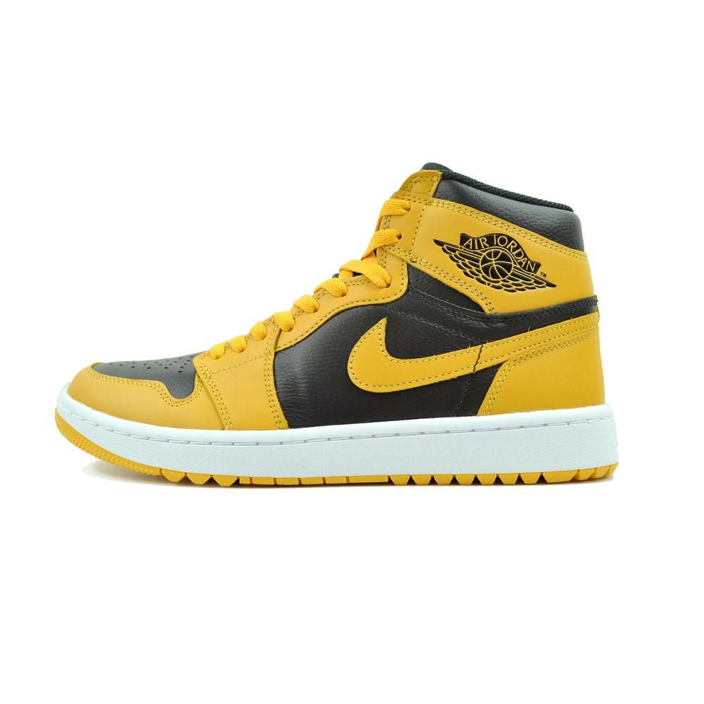 NIKE AIR JORDAN 1 HIGH GOLF pollen/black-white dq0660-700