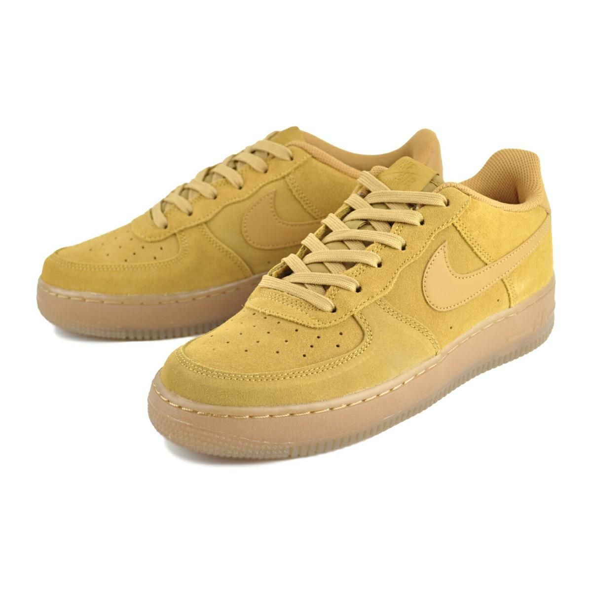 NIKE AIR FORCE 1 LV8(GS) wheat/wheat-gum light brown hq7476-700
