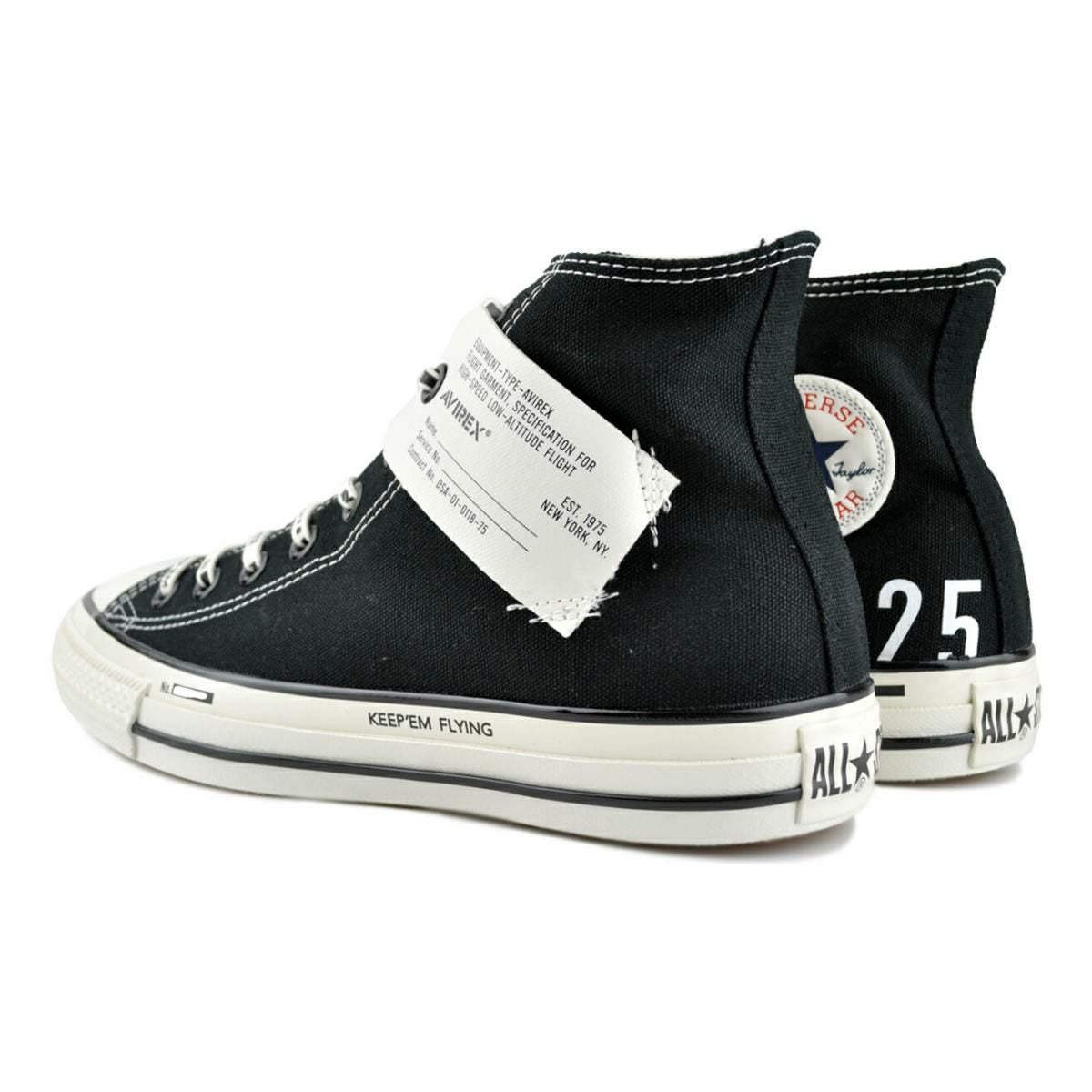 CONVERSE ALL STAR AGED HI/AVIREX BLACK 1se791 | Limited.edt