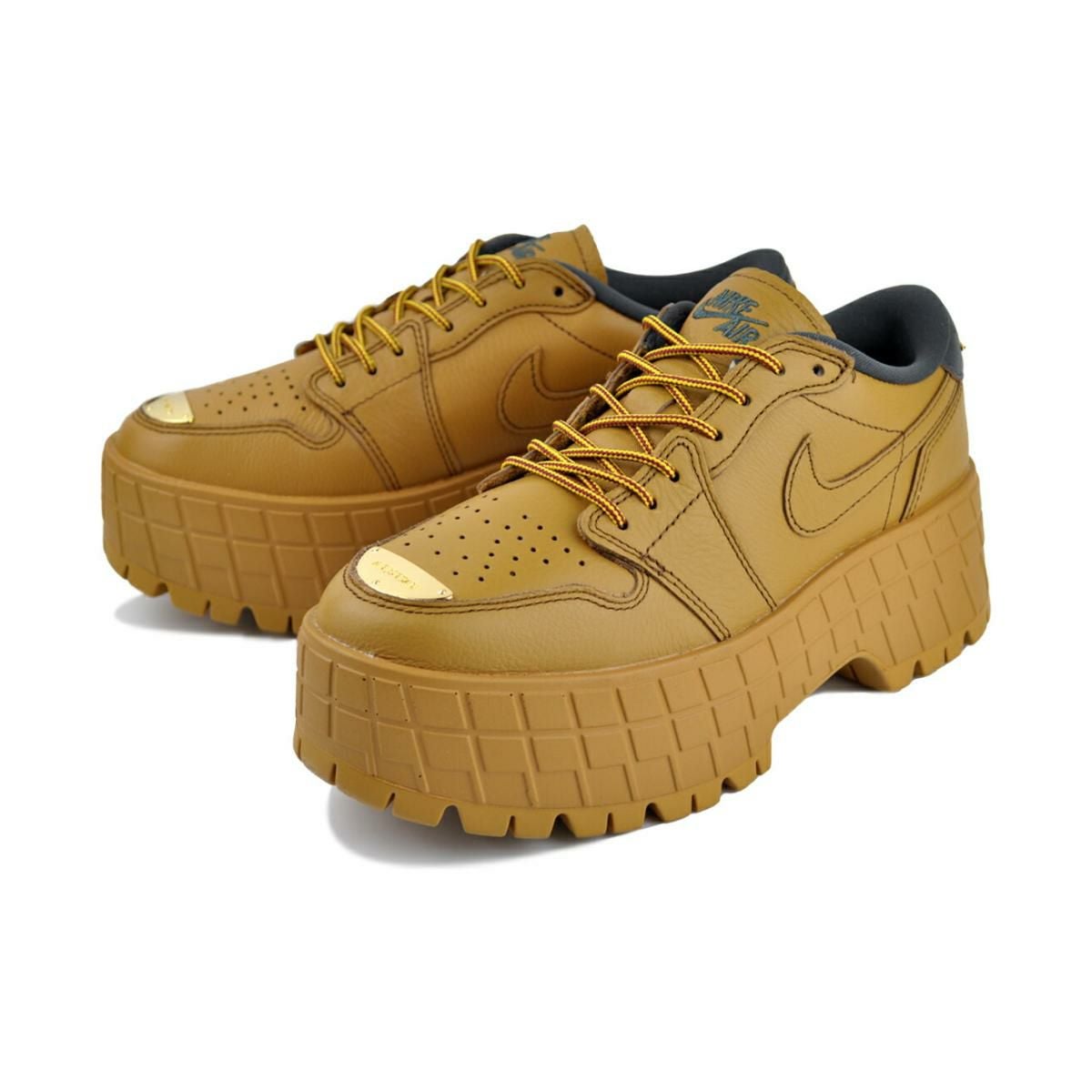 NIKE WMNS AIR JORDAN 1 BROOKLYN LOW wheat/anthracite-team red